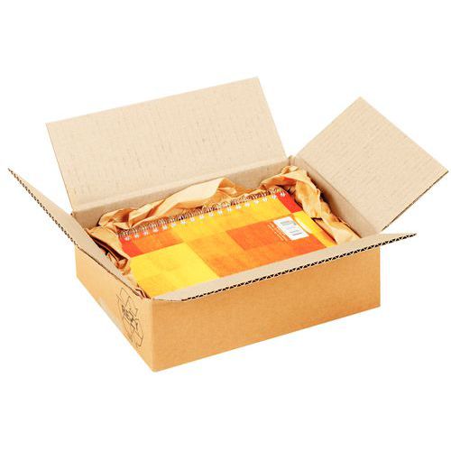 Cardboard Storage Box - Pack Of 25 - Single Wall - Flatpack - Manutan Expert