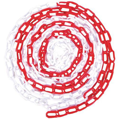 Plastic Barrier Chain - 25m Long - Security Barriers - Manutan UK Plastic Barrier Chain - 25m Long - Security Barriers - Manutan UK