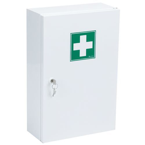 Small First Aid Cupboard - Pharmacy Cabinets - 1 Door - Manutan UK