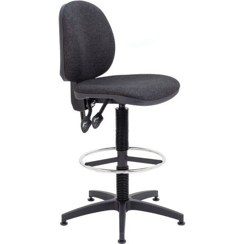 Height-Adjustable Fabric Draughtsman Chair Height-Adjustable Fabric Draughtsman Chair