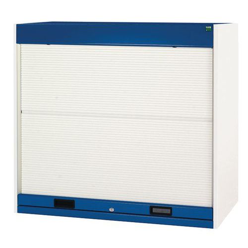 Bott Cubio Roller Shutter Metal Cabinet With 3 Shelves 1200x1300x650mm