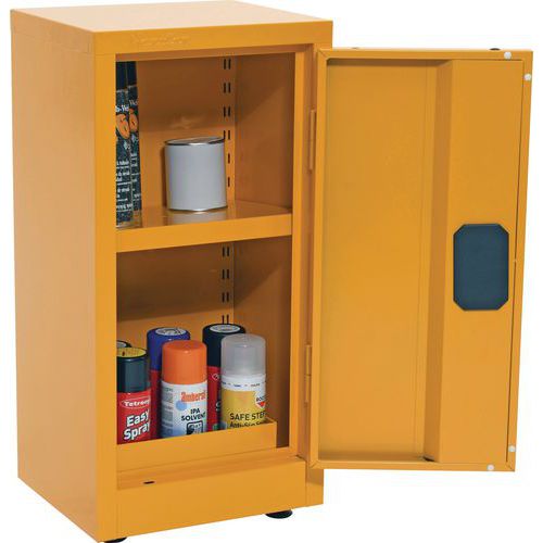 Flammable Storage COSHH Cabinet - 900x459mm - Manutan Expert - Safety Flammable Storage COSHH Cabinet - 900x459mm - Manutan Expert - Safety