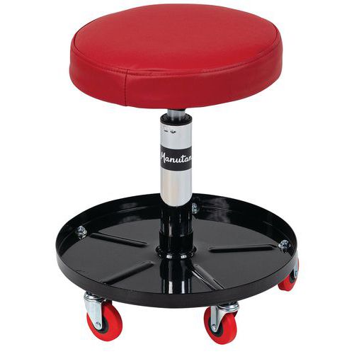 Assembly Lab Stool - PVC Seat - Tool Storage - Manutan UK