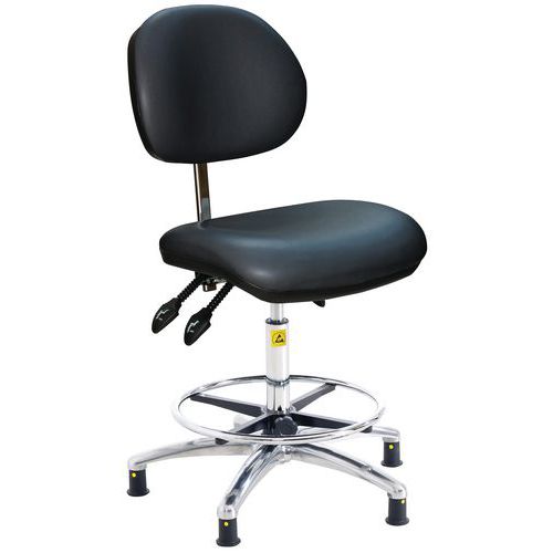 ESD Anti Bacterial Ergonomic High Chair ESD Anti Bacterial Ergonomic High Chair