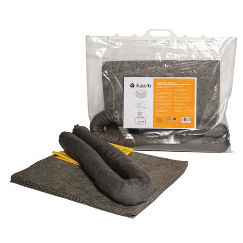 Complete Absorbent Spill Kit Bag - 15.1 Litre - Ikasorb®