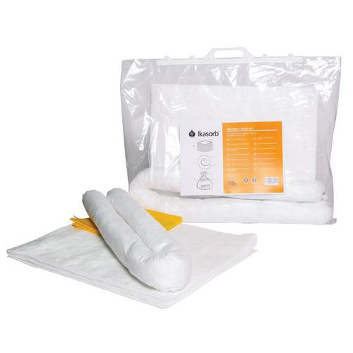 Complete Oil & Lubricant Spill Kit Bag - 15.8 Litre - Ikasorb®