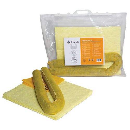 Complete Chemical Spill Kit Bag - 13.1 Litre - Ikasorb®