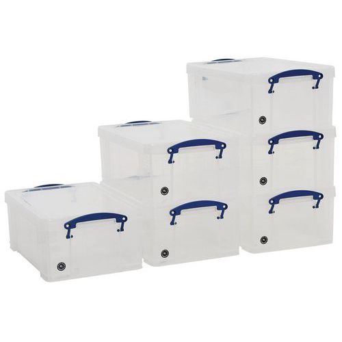 Clip Lock Box - 9 L - Clear - Really Useful