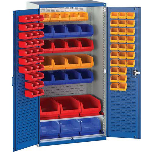 Bott Cubio Louvre Workshop Tool Storage Cabinet & 81 Bins 2000x1050mm