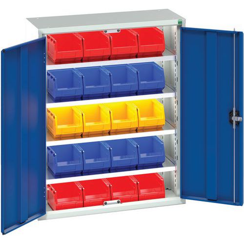 Bott Verso Workshop Storage Cabinet With 20 Bins HxW 1000x800mm