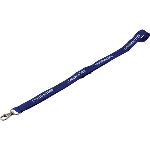 10 Lanyards - Textile Security Lanyards - 440mm Long  - Durable UK