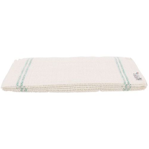 10 Packs Of Natural Fibre Cotton Dishcloths - 600x500mm - Manutan Expert