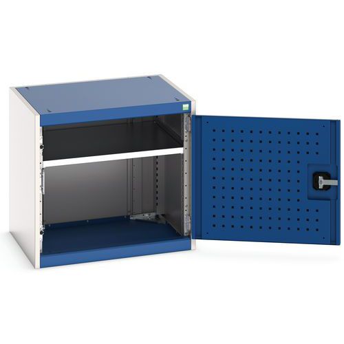 Bott Cubio Heavy Duty Tool Cupboard With Perfo Storage Doors WxD 525x525mm