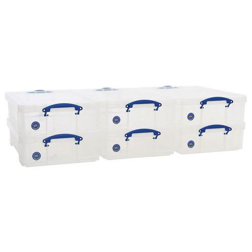 Clip Lock Box - 33 L - Clear - Really Useful