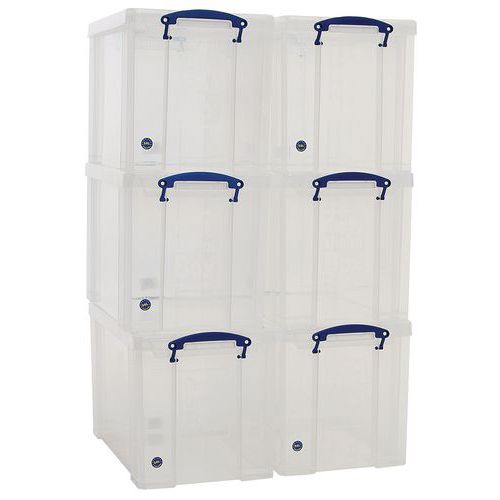 Clip Lock Box - 24 L - Clear - Really Useful