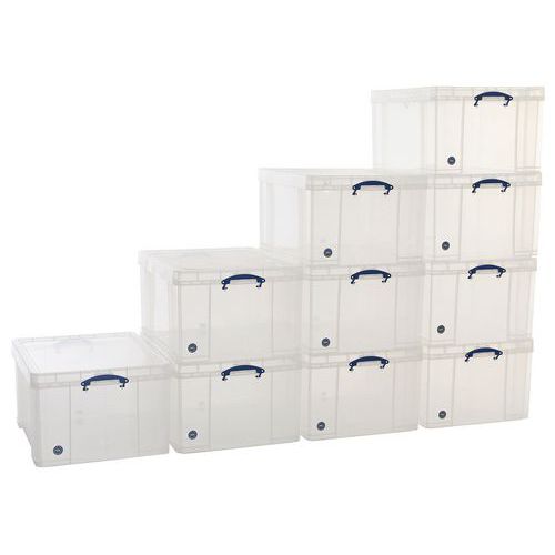 145 L Clear Really Useful Box Pallet Buy of 10 - Storage 145 L Clear Really Useful Box Pallet Buy of 10 - Storage