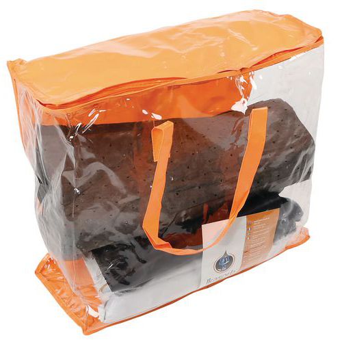Universal absorbent safety kit in bag, 35 l - Ikasorb