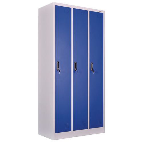 Clean & Dirty Industry Locker - 2 to 3 Columns - Metal Body - Manutan Clean & Dirty Industry Locker - 2 to 3 Columns - Metal Body - Manutan