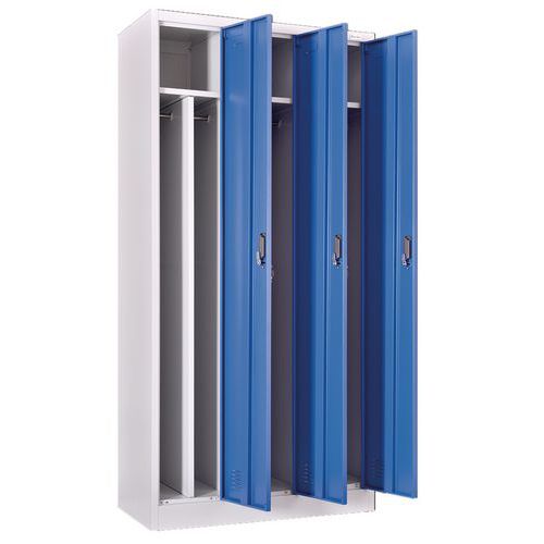 Clean & Dirty Industry Locker - 2 to 3 Columns - Metal Body - Manutan
