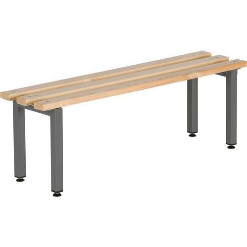 Gym/School Changing Room Bench - Wood Slats - Anti-Bacterial - Elite