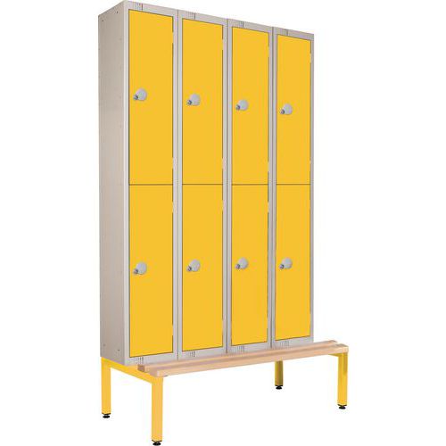 Rapid Racking Bench Accessory Changing Room Bench And Locker Seat/Stand - Rapid Racking