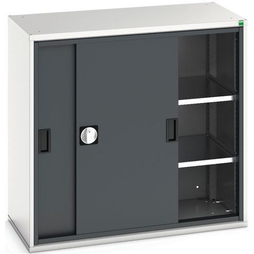 Bott Verso Sliding Door Metal Storage Cupboard WxD 1050x550mm