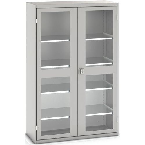 Bott Verso Vision Door Metal Storage Cupboard WxD 1300x550mm