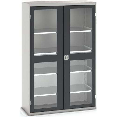 Bott Verso Vision Door Metal Storage Cupboard WxD 1300x550mm