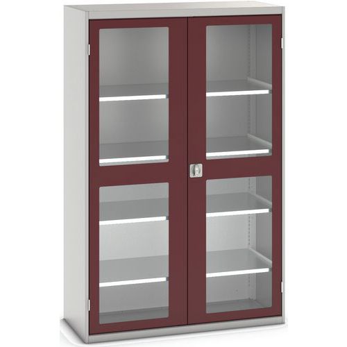 Bott Verso Vision Door Metal Storage Cupboard WxD 1300x550mm