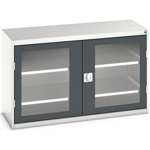 Bott Verso Vision Door Metal Storage Cupboard WxD 1300x550mm