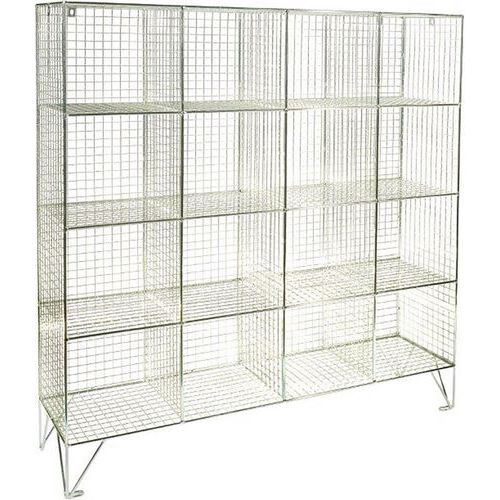 Wire Mesh Baskets - 12-40 Open Storage Boxes - Cubed Partitions