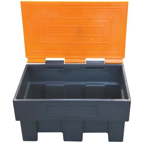 Grit Bin - Salt/Sand Storage Container - Non-lockable - Manutan UK Grit Bin - Salt/Sand Storage Container - Non-lockable - Manutan UK