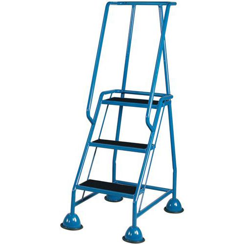 Mobile Anti-Slip Step Ladders With Domed Feet - Safety Ladder