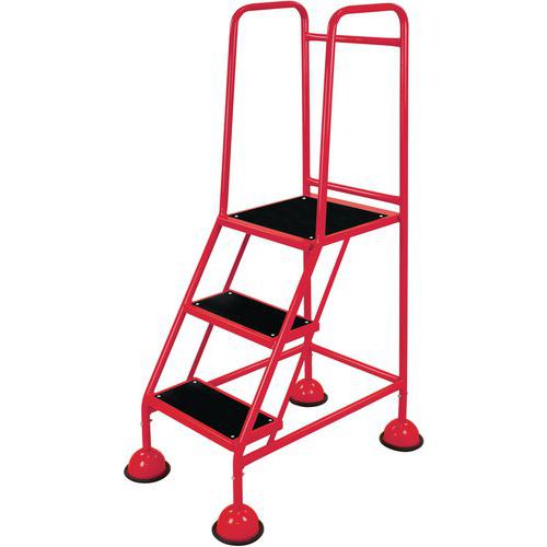 Mobile Step Ladders. Domed Feet And Big Rubber Steps. Classic Plus