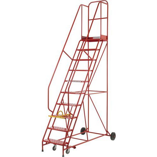 Step Ladders - Industrial & Mobile - Punched Metal Steps - Set Heights