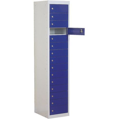 Laptop Charging Lockers With Multiple Compartments And Doors