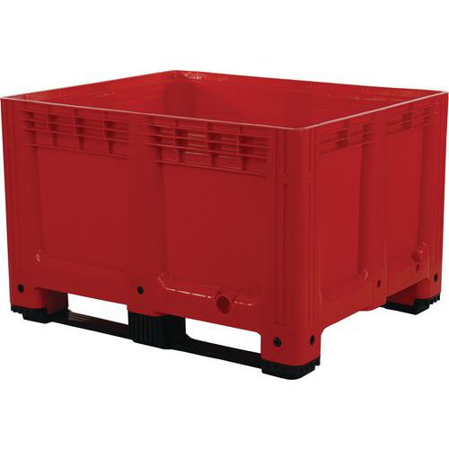 Plastic Pallet Boxes with Solid Sides for Secure Storage and Transport