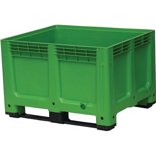 Plastic Pallet Boxes with Solid Sides for Secure Storage and Transport