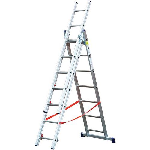 Combination Step/Telescopic Ladder for Safe and Easy Access