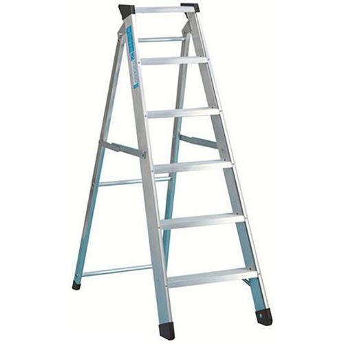 Industrial Step Ladder - Professional - 4 To 10 Steps - Heavy Duty