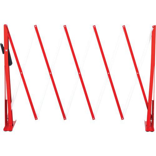 Armorgard Expandable Traffic Safety Barrier In Red And White