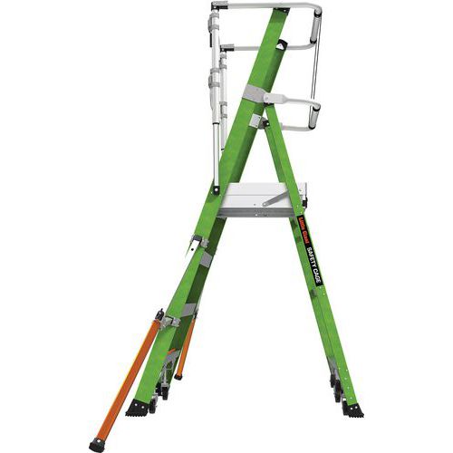 Fibreglass Step Ladder - 2 To 10 Rungs - Rapid Racking