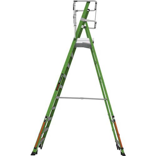 Fibreglass Step Ladder - 2 To 10 Rungs - Rapid Racking