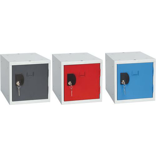 Cube Lockers - School/Office Steel Storage - Cylinder Lock - Manutan