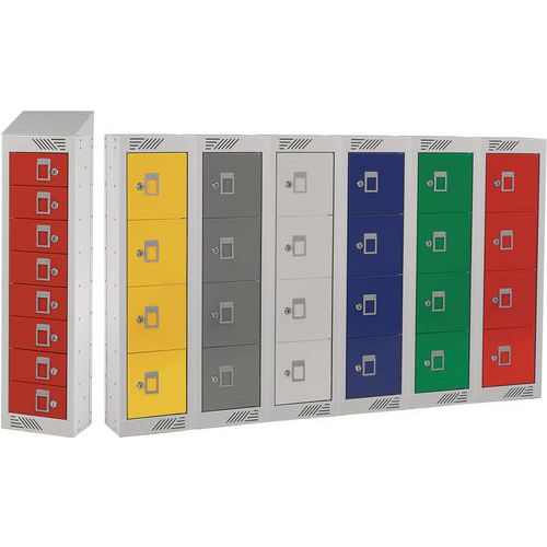 Mobile Phone Locker - 4 Or 8 Doors - PPE/Personal Effects Storage