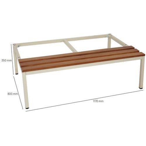 Rapid Racking Bench Accessory Bench Stand Accessory - Suits 1 to 4-Column Lockers - Manutan Expert ...