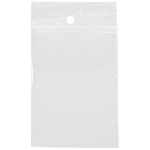 Zipper Lock Bags - Clear Plastic - 60-250mm - Manutan Expert