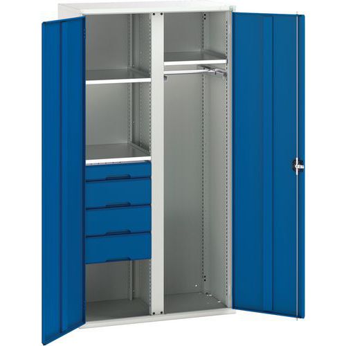 Bott Verso Multi-Shelf/Drawer PPE Cabinet HxW 2000x1050mm - Organized