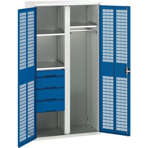 Bott Verso Shelf/Drawer Ventilated PPE Metal Cabinet HxW 2000x1050mm