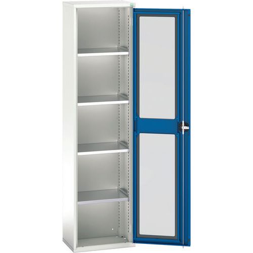 Bott Verso Vision Door Metal Storage Cupboard WxD 525x350mm - Secure